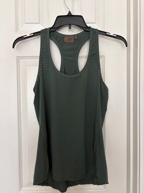 Atlhleta Forest Green Racerback Tank